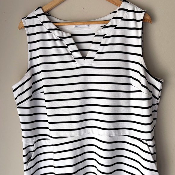 Croft and Barrow Y-Neck Striped Ponte Dress - Picture 2 of 5